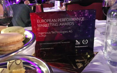 Ingenious Technologies is Best Performance Marketing Technology 2016 in Europe