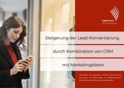 Steigerung der Lead-Konvertierung durch Kombination von CRM mit Marketingdaten